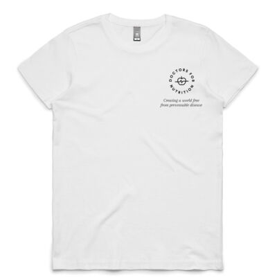 DFN - Women's White Tee Thumbnail
